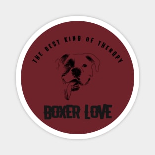 Boxer Love Magnet